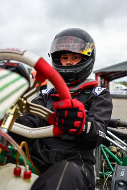 Sam Stoner Racing | GYG Karting | Sam sat in his Tony Kart 401R on the dummy grid at GYG, ready to go out.